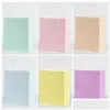 Geschenkomschakeling 10 stks kraft papieren zakken blauw/roze pastel snoepje regenboog feest decoratie baby shower verpakkinggift drop levering home tuin f dhw1d