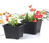 Square Nursery Plastik Blumentopf Pflanzer 3 Größe für Innenhäuserschalter Nacht oder Boden und Garten im Freien oder Garten Pflanzung D2299038