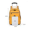 Backpack Fashion Carrike Magagem com rodas Viaje sacolas de grande capacidade para laptop saco de laptop unissex unissex