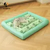 S-XL Pet Cat Mat Maty Letnie maty chłodzące dla psów oddychające psa pies kota spanie chłodne maty z jedwabnymi jedwabnymi maty letnie łóżko dla zwierząt 240416