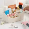 Kosmetisk arrangör 360 borsthållare makeup arrangör läppstift lyxbox ny container roterande lagring q240429