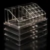 Cosmetic Organizer Makeup storage box New transparent acrylic desktop cosmetics Lipstick nail polish holder Female makeup tool organizer Q240429