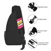 Rucksack Custom Fashion Sexy Lippen Schlingen Taschen Männer coole Schulterkreuzkörper -Brust Daypack