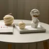 Velas girando o planeta silicone velas molde 3d escultura de vela de escultura em espiral fabrica