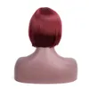 Alta onda Bob onda feminina perucas femininas fibra química Xuchang Temperatura Aisi Silk Wig Conjunto