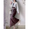 Vêtements ethniques robe chinoise Tradicional Hanfu Womens Vêtements Cardigan Two Piece Suspender Jupe polyvalente Spring Summer TROIS PIÈCES SET