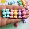 装飾的な置物10pcs 28x12mmキャンディシリーズミニチュア樹脂フラットバックカボコン用スクラップブッキングDIYホームデコレーションクラフト