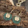 Dangle Ohrringe Boho Sunflower Kreative Mode Vintage Engagement Hochzeit Drop weibliche Schmuckgeschenke