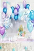 85pcs Ice Princess Snowflake Foil Balloony Garland Birthday Party Dekoracja Dziewczyna Dziewczyna Lodowa Księżniczka Przyjęcie urodzinowe T4118758
