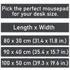 Mouse Pads Black White Dragon Table Mats Computer Mousepad Company Big Desk Pad 100x50cm Large Gamer Mousepads Mouse Mat 240419