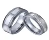 Men039s Love Alliance CZ Anelli da spicco fissi per uomini Donne e la sua coppia di matrimoni Tungsten Ring Carbide Non è mai dissoluto2655195