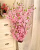 20pcs 65 cm Fleurs artificielles de pêche de pêche fleur de simulation pour décoration de mariage fausses fleurs décor de maison8751197