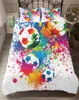 Couche de football Cover Soccer Football Liberdding Edredon Futbol Single Imprimé Child Children No Bed Sheets Covers Lit Linn C4831322