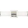 Livex 52122-35 Transitional Two Wall Sconce/Bath Light dalla collezione Weston con finitura nichel lucida - elegante ed elegante apparecchio di illuminazione per l'arredamento della casa.