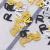 Party Decoration 1200 PCS Gold Decor Birthday Confetti Edging Anniversary for Number Baby