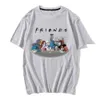 T-shirts masculins Summer Slve Slve Vintage Cartoon Universe Univers Squelettor Shredder T-shirt Casual Camiseta Round Neck Found Friends Homme T-shirt T240425