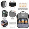 Diaper Bags Mommy Baby Diaper Bags Backpack For Stroller Waterproof Large Capacity Changing Pad Mosquito Net Travel Foldable Baby Nappy Bags d240429