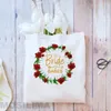 Sacs de soirée Fashion Shoping Sac Bridal Bachelorette Party Team Bride Wedding Gift Canvas Tote épaule réutilisable ECO 35 40CM XFBU