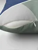 Pillow Navy Grey White Geometrisches Muster werfen Zierkissen Decken Sofa s