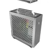 Tischtuch in Stock Mini A24-V5 2.0 Dual Slot Single Display 1U Netzteil ITX-Chassis doppelseitiges Schleifen