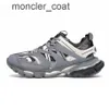 with Box Designer Shoes Track 3 Casual Triple S 3.0 Platform Sneakers Black White Green Pink Dark Blue Cool Grey Cement Beige Rainbow Shadow31CM