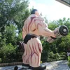 8mh (26 pieds) avec du ventilateur de ballon gonflable géant Hercules Man Inflatables Muscle Man for 2024 Stadium Gymnasium Gym Stage Advertising Decoraron