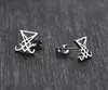 Stud Earrings Sigil Of Lucifer Satanic Symbol Seal Satan Demon Nu Goth Gothic Dark Occult Esoteric Pagan Wicca16996838