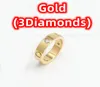 Moda sprzedaż pierścionków z diamentami i bez diamentów w trzech kolorach9803335