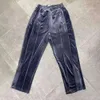 Herenbroek correct gl 21ss fluwelen broek mist high street los wide been casual zijpaneel gestreepte broek voor mannen en vrouwen