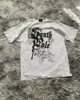 女性用TシャツゴシックレターキャラクターレトロプリントTシャツシンプルコットントップサマーホワイト特大シャツY2K