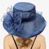 Cappelli larghi Brim Elegant Birding for Women Womens Dress Cappello Fiore Doccia Bridal Doccia Sun Beach Visorle pieghevoli