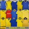 1998 Brazl Retro Shirt Ronaldo Soccer Jersey Retro Man Kids Kit 1994 2002 Romario Kaka Ronaldinho Rivaldo Maillot de Futol R.Carlos Brazii Shirts de football brésilien