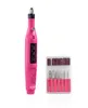 1Set Power Professional Machine Manicure Machine Pen Pedicure File File Divel Tools 6 Bit