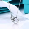 Varumärkesdesigner Luxury Pendant Halsband Diamond Halsband smycken Män kvinnor Guld Silver Rose Halsband Zirkonkedja Fashion Wedding Jewelry Christmas Gift