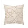 Övervägsordningen som säljer Bohemian Marockan Cotton Tufted broderi Kudde Ins Sofa Pillow fransad kudde täckning 240420