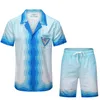 Traccetti da uomo Fedeshirts Abito Shorts Beach Shorts hawaian Shorts 2 pezzi Set Summer Beach Pants Outfit Style Short Short Short Short