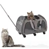 Dog Carrier 2024 Travel Friendly Pet Bag с колесами Airline Airline