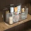 Organisateur cosmétique Boîte de rangement de maquillage de salle de bain miroir armoire à lèvres lavage de lavage étanche.