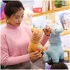 Stuffed Plush Animals Lovely 25/35Cm/45Cm Alpaca Llama P Toy Doll Animal Cartoon Dolls Soft Alpacas For Kids Birthday Gifts 4 Colors D Otid1