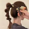 Kadınlar için Yay Elastik Kauçuk Bantlar Telefon Tel Saçları Bağlar Döngü Spiral Bobin Saç Bantları Ponytail Tutucu Aksesuarları
