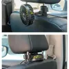 Elektriska fläktar Electric Car Fan med USB -laddningsport och kabelbil Air CoolerWX
