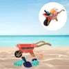 Песчаная игра с водой Fun 6ps пляжные пески для песка Set Set Pulebarrow Rakebarrow Водополосная банка детская садовая набор летняя пляжная песчаная игра для открытого пляжного развлечения D240429