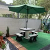 Grey HDPE Fabric Sunshade Anti-UV Pergola Sun Shading Net Terrace Balcony Screen Safety Privacy Net Garden Fence Netting 240425