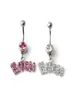 D0922 Bitch Belly Navel Button Ring Mix Colors01234564208259