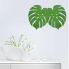 Decoratieve bloemen 6pcs nep tropische bladeren imitatie voor Hawaiiaans Luau Jungle Party Decor