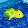 Игрушка для ванны мультфильм милые черепаха детская водянка игрушка для ванны Классическая детская детская ванная комната мини -цветной мягкий плавучий рисунок с часами игрушки Tockwx