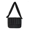 Sacs de soirée Luxury Femmes Brand Nylon Stripe Tripe Tripted Crossbody Sac Simple grand volet Messager Léger épaule