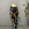 Robes africaines pour femmes printemps été élégant dashiki vêtements dame imprimement de mode décontractée robe de fête longue africain vêtements 240415