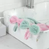 Régler Coral Velvet Bowknot serviettes à main douces salle de bain épaissie de serviettes en microfibre absorbant Racs de nettoyage de la maison