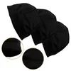 Caps à cyclisme 3pcs liner sportive Sweat-Absorb Inner Outdoor Linning Headswear Accessoires (noir)